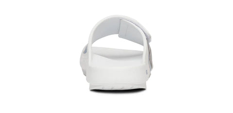 BAUER/OOFOS Men's OOahh Sport Flex Sandal – White