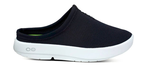 Men's OOcoozie Sport Mule - White Black (SALE)